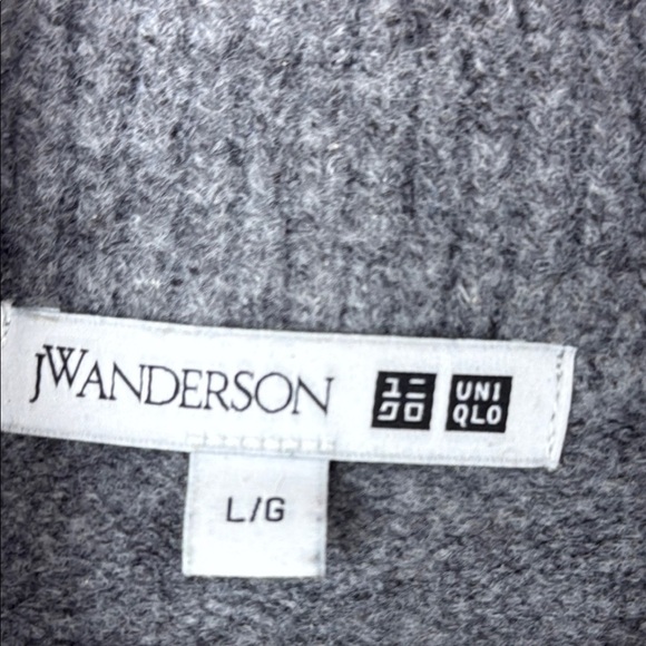 JW ANDERSON X Uniqlo Gray Zip Up Sweater - Picture 3 of 7